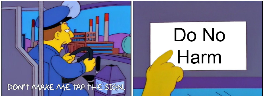 Don T Make Me Tap The Sign Meme Template